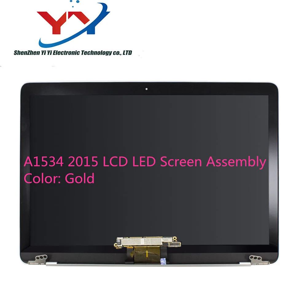 

Оригинальный 12-дюймовый ЖК-экран для Macbook Retina MF855 MF856 EMC 2746 A1534 в сборе 2015 2016 2017 золотистый Серебристый серый цвет