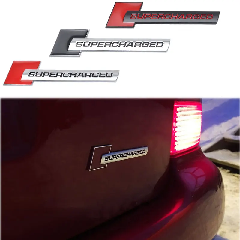 Высота каблука 10 см наклейки для автомобиля эмблема значок SUPERCHARGED стайлинга