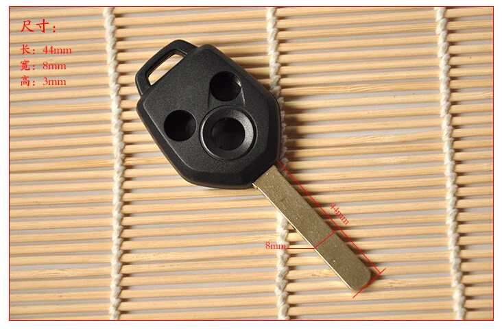 Корпус для автомобильного ключа чехол пульта ДУ Subaru Forester 3 кнопки без лезвия|car key