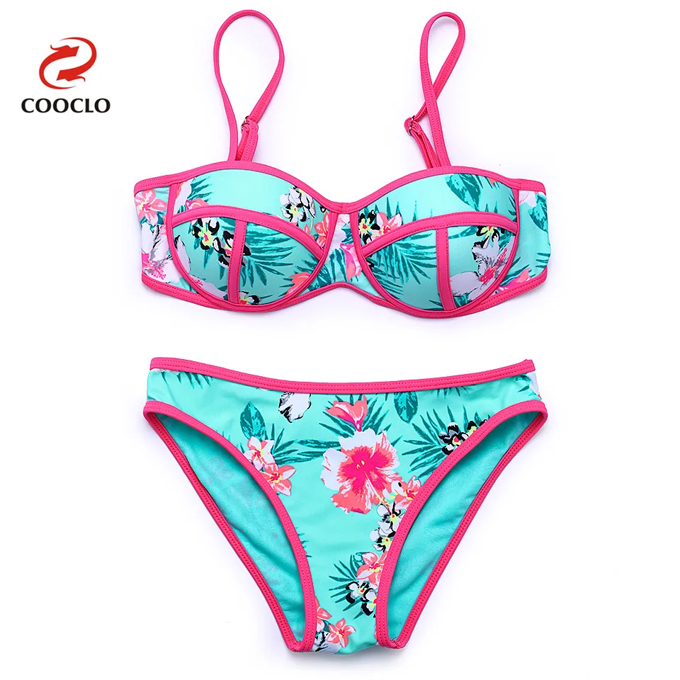 COOCLO новинка 2019 сексуальный купальник для женщин Цветочный бикини Бразильское