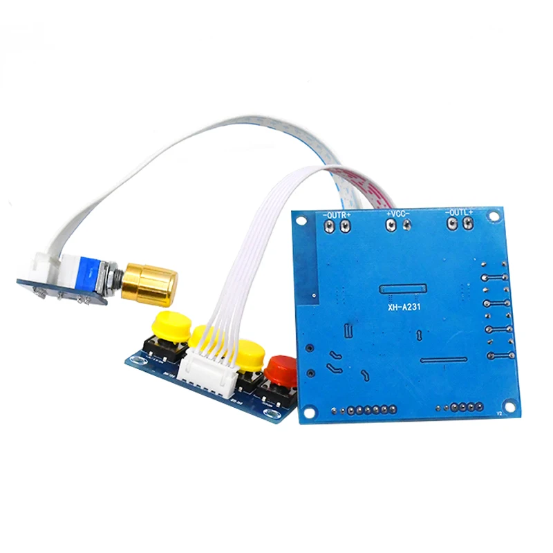 Bluetooth цифровой усилитель мощности двухканальный 2*15 Вт DC 12-24 В Поддержка TF карты беспроводной Bluetooth DIY аудио усилители комплект