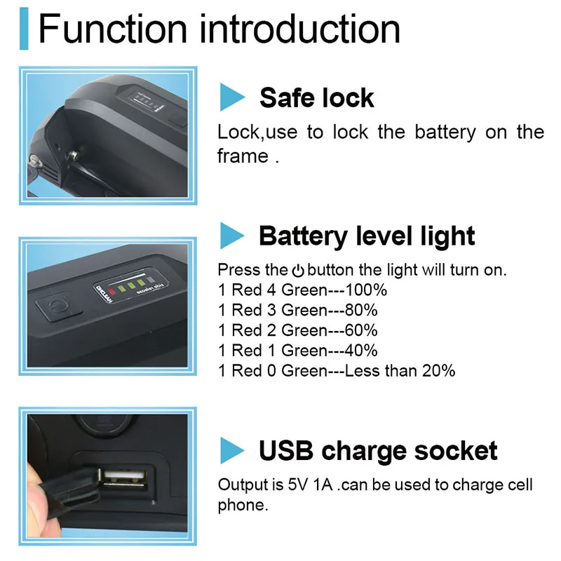 Аккумулятор для электровелосипеда UPP Sanyo/Panasonic/Samsung 36 В 14 Ач 500 10 250 Вт двигателя 350