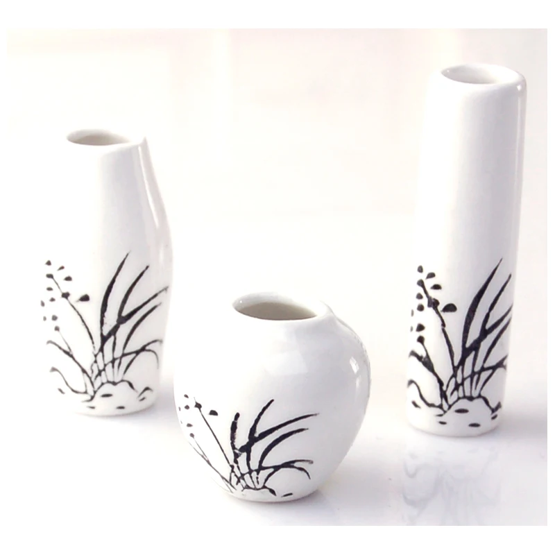 

Dollhouse Miniatures Accessories Mini Vase For 1/12 Doll House Decoration