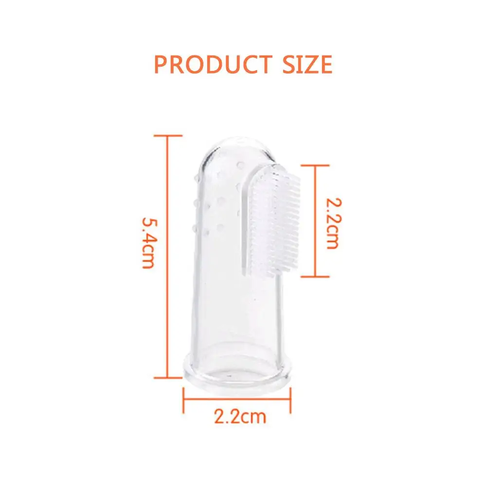 Детская зубная щетка палец безопасный силикон язык покрытие Чистящая рукав для