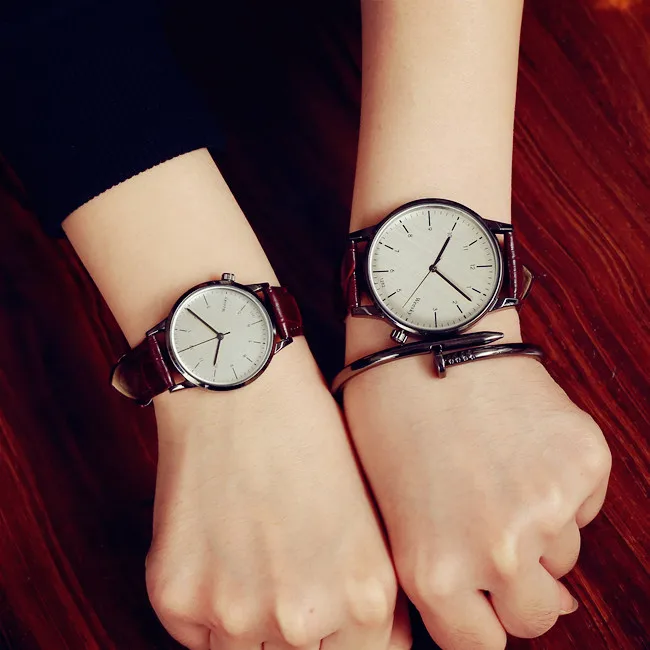 Relojes Лидер продаж ультра-тонкий Mcykcy модные простые часы для пары повседневные