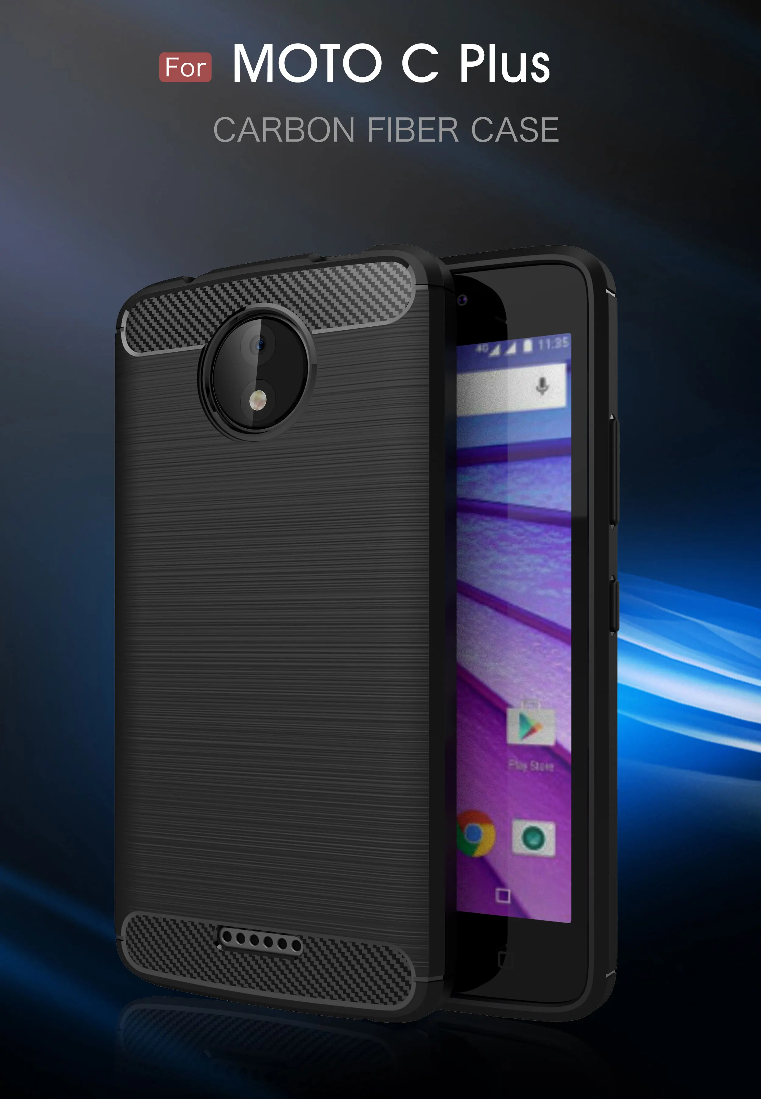 Силиконовый чехол для Lenovo Motorola Moto C Plus xt1723 задняя крышка телефона Plus/MotoC