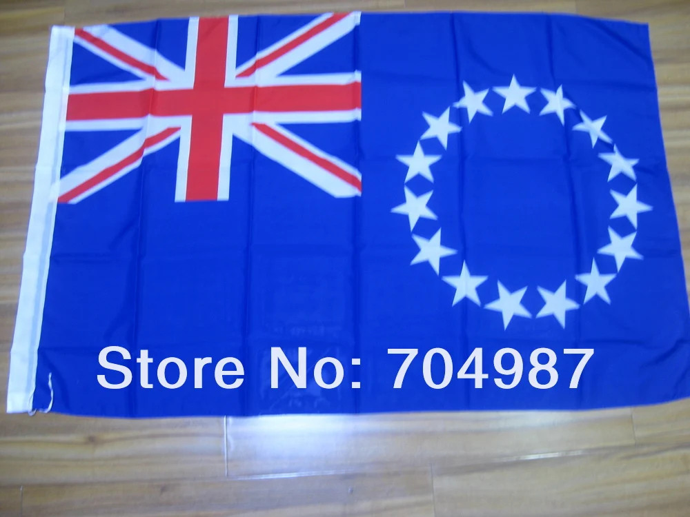 

150 x 90 cm Cook Islands banner flag free shipping