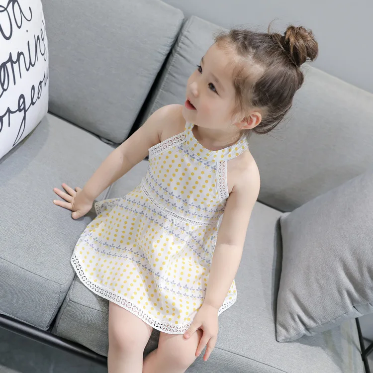 [Bosudhsou] ys-1 Girls Clothing Summer Girl Dress Children Kids Berry Vest Clothes | Детская одежда и обувь