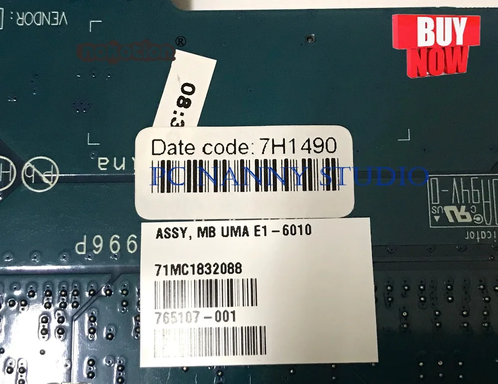 PCNANNY 765107-001 765107-501 для HP 15-G Материнская плата ноутбука ZS051 LA-A996P протестирована |