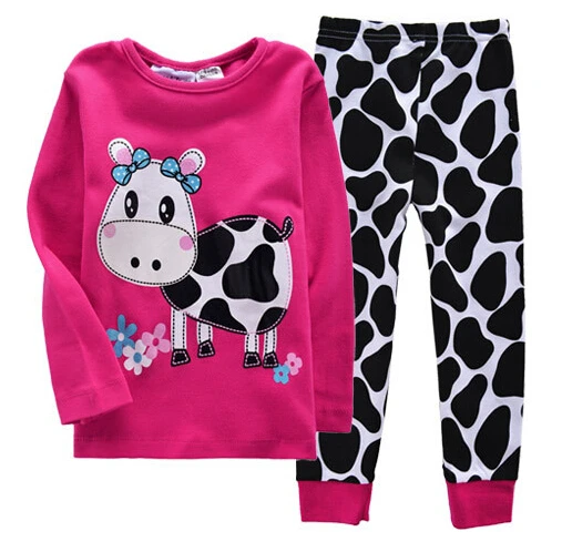 Baby Clothing Sets 2014 Kids Roupas Meninos Children's Pajamas Full Sleeve Cartoon Cotton Set KS030 | Детская одежда и обувь