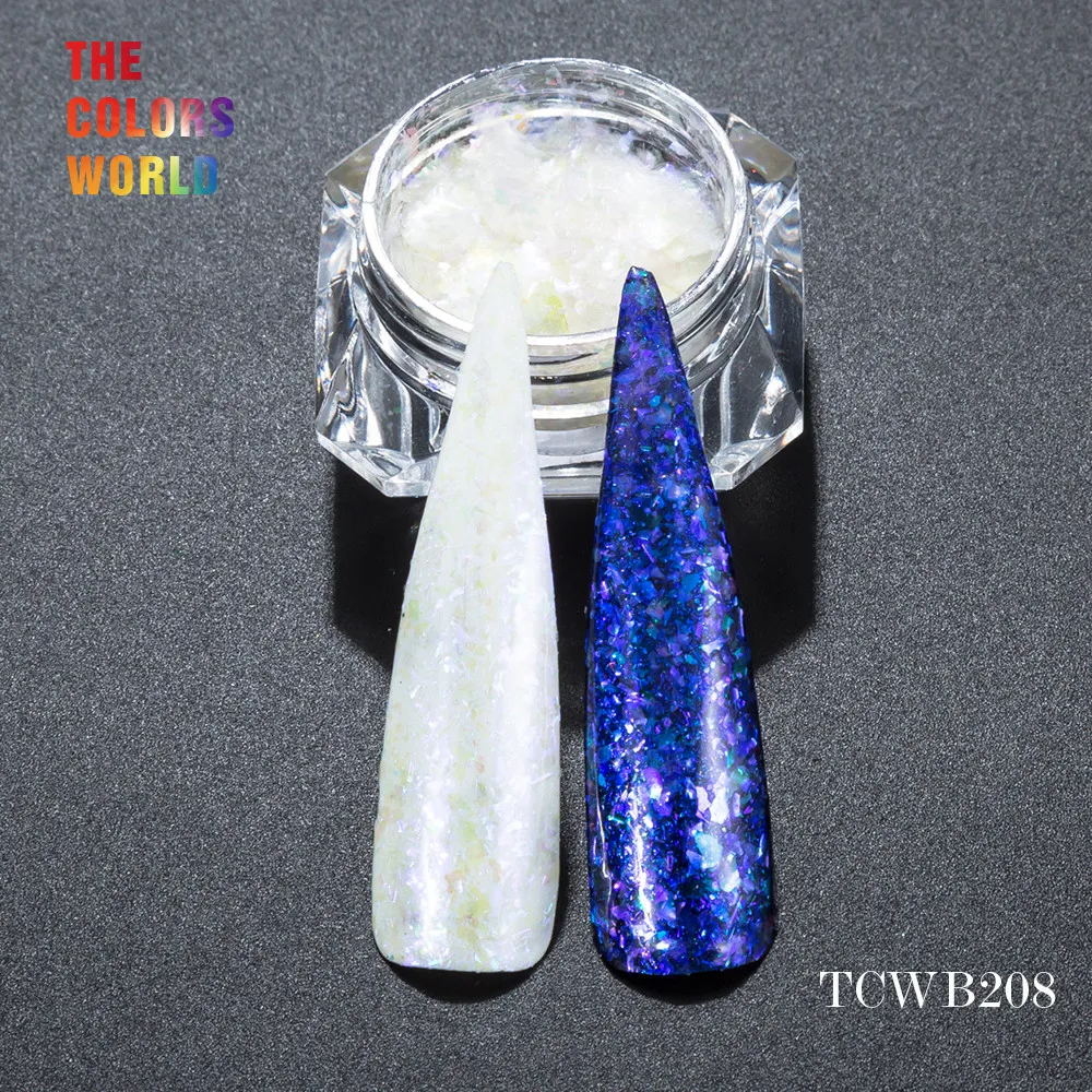 Искусственные хлопья с эффектом большого размера TCWB208 хамелеон для ногтевого