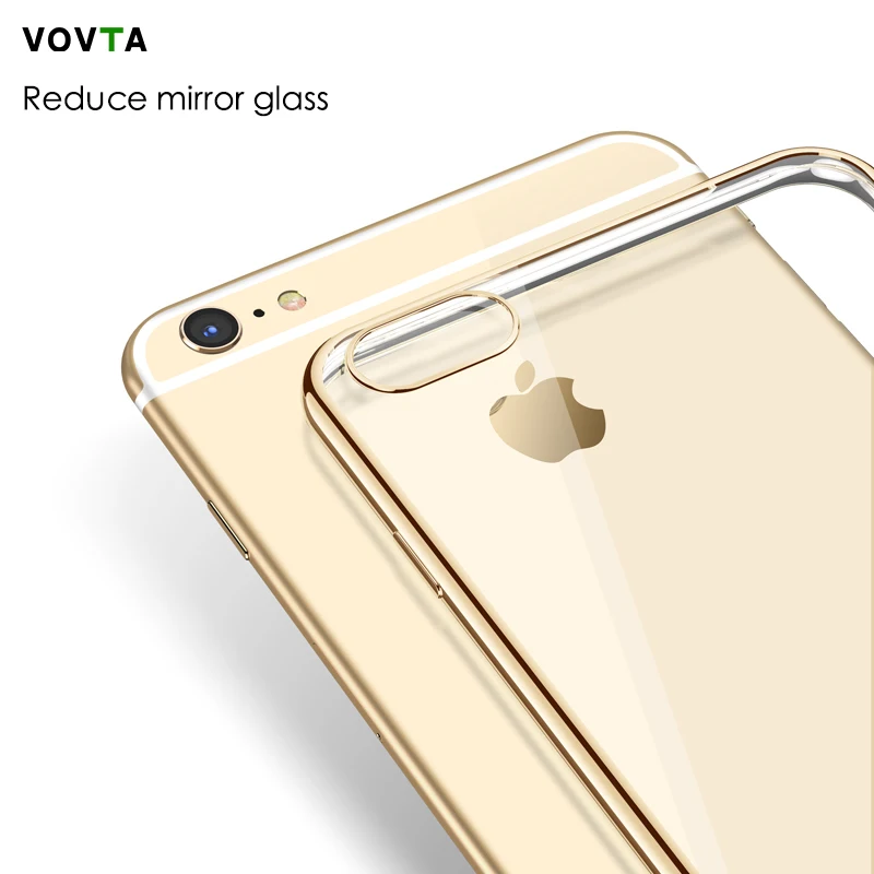 VOVTA 5s для iPhone 6 s e 5 чехол из прозрачного силикона милые мягкие Роскошные Чехлы