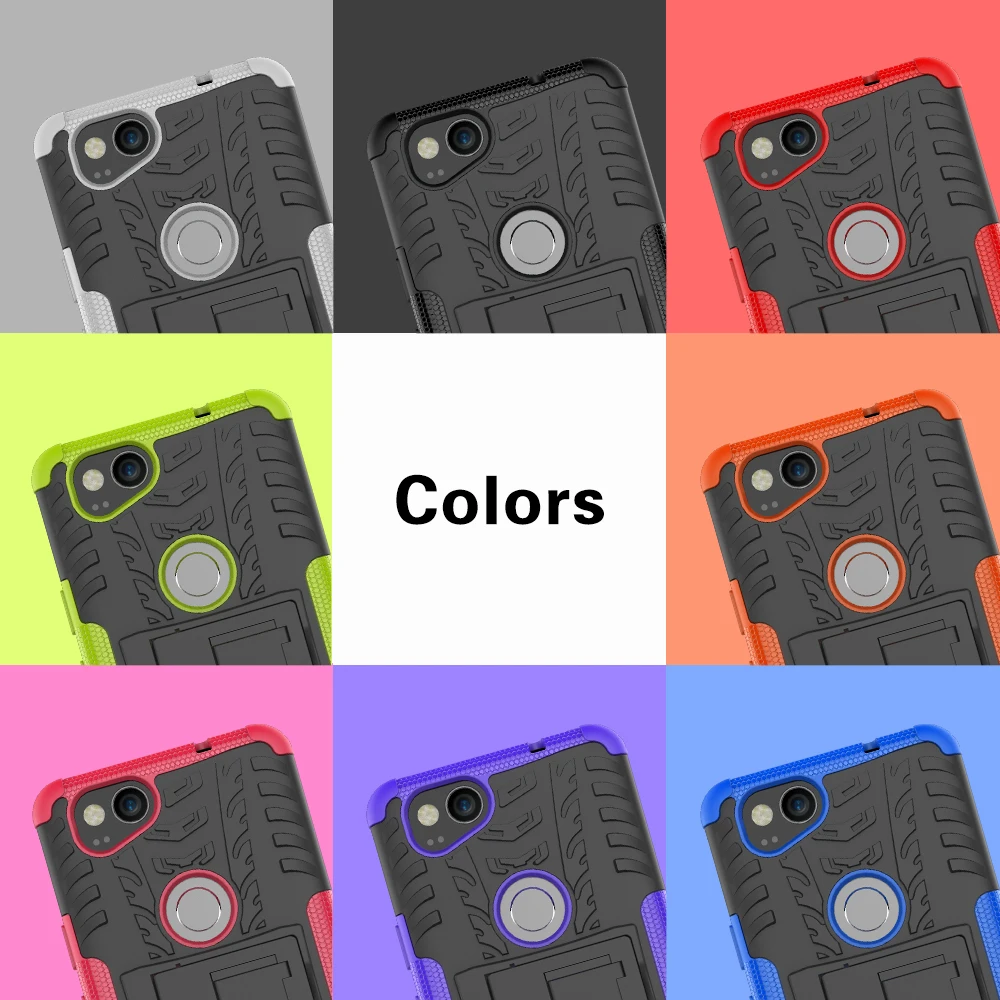 BYHeYang For Capa Google Pixel 2 XL Case TPU +PC Hybrid Armor Phone Stand Funda Hard Rugged |