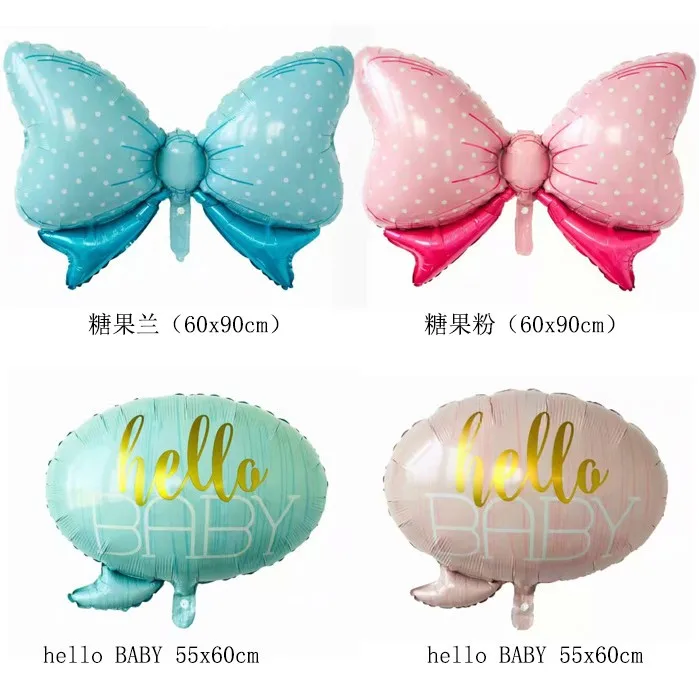 Воздушные шары из фольги Hello baby 50 шт. малыш душ Мальчики шарики для девочек товары