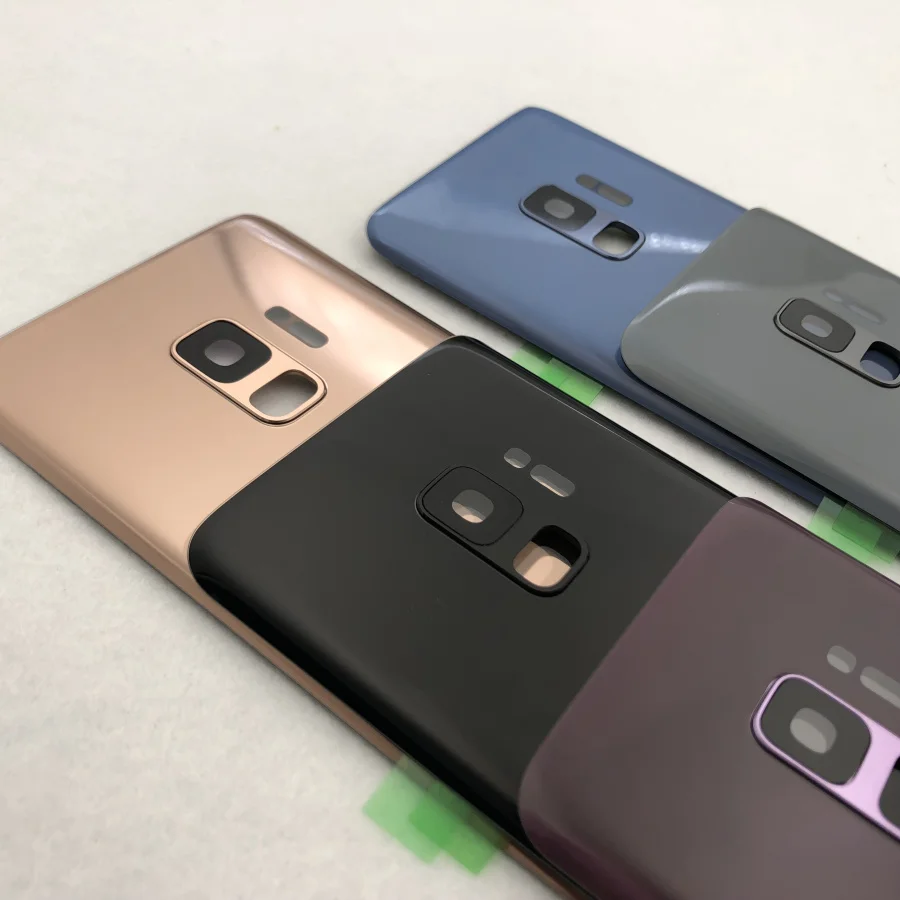 S9 задняя крышка батарейного отсека для Samsung Galaxy G960 G960F SM-G960F Задняя стеклянная