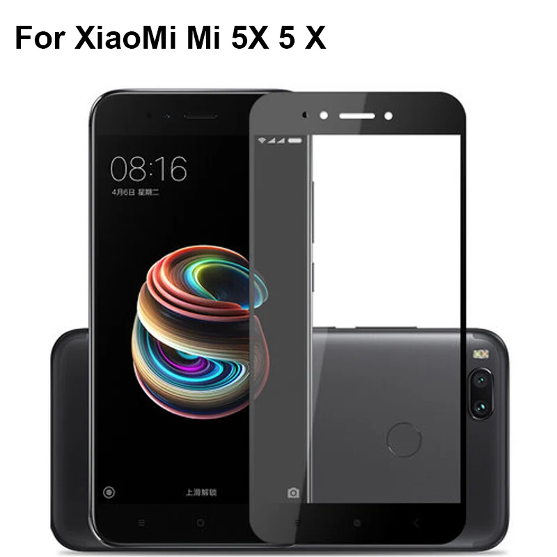 1 шт. 9H полная Защита экрана для Xiaomi mi 5X 5 X полное покрытие защитная пленка
