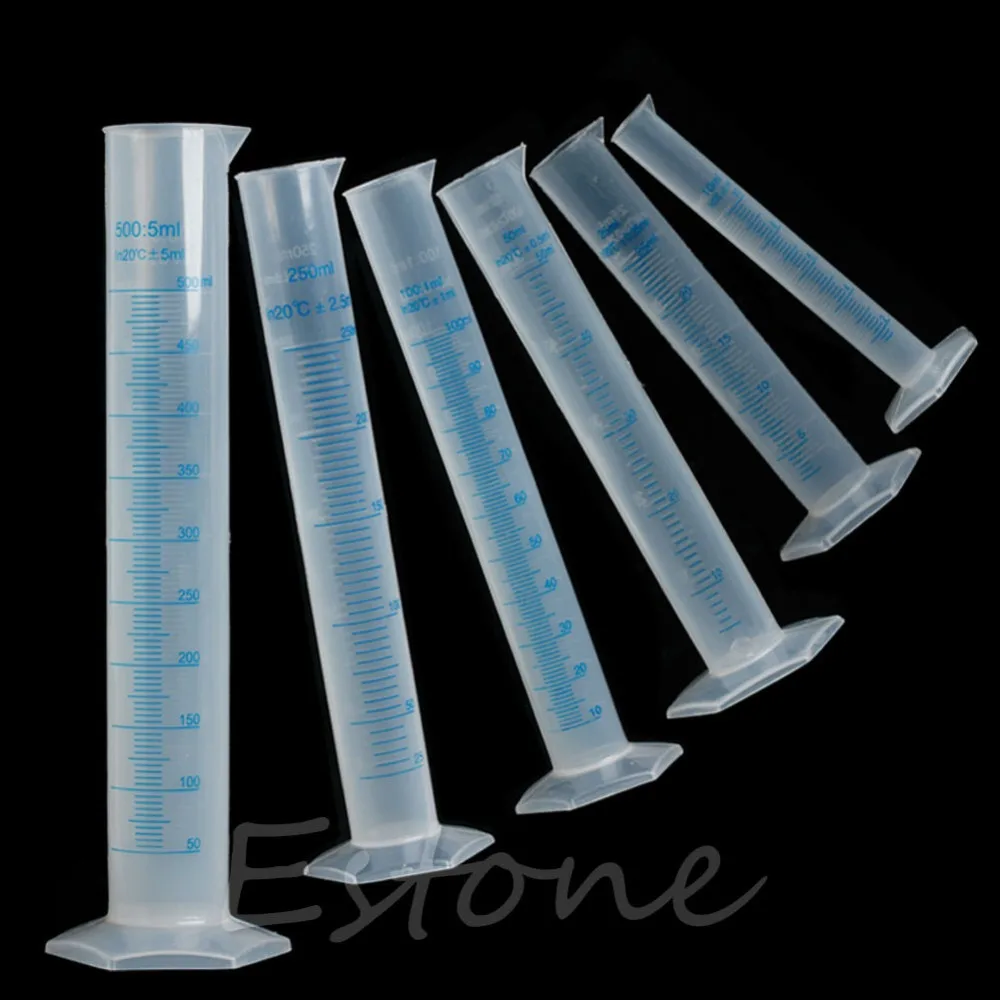Новый модный пластиковый измерительный цилиндр пробная жидкая трубка