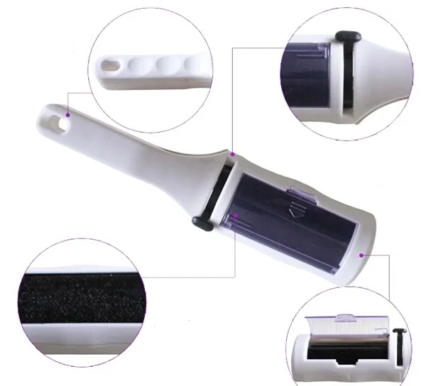 

1PC Pet Clothes Coat Sticky Remove Lint Roller Dog Pet Hair Dust Brush Cleaner Dog Clothes Combs OK 0155