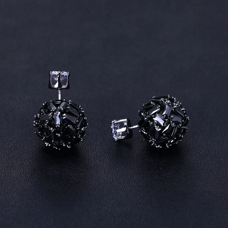 Роскошные модные женские серьги-гвоздики Джейн Келли топ с кубиками циркона