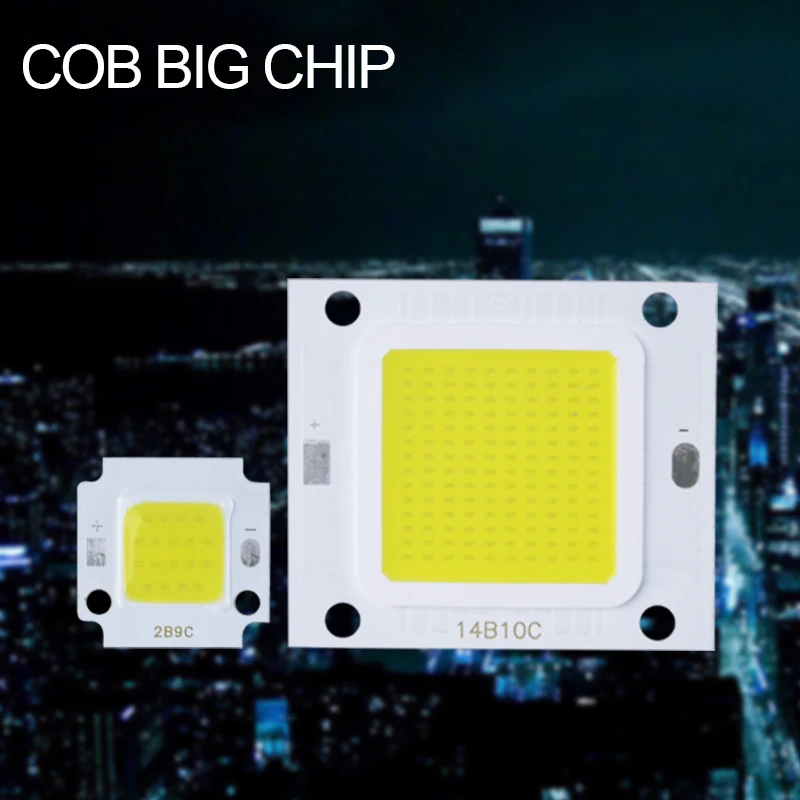 2018 Новое поступление COB IC Светодиодная лампа встроенный SMD Bead High Lumen Real 10W 20W 30W 50W 70W