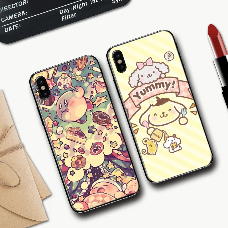 Игровой силиконовый чехол серии Kirby для iPhone 5 6 6S Plus 7 8 11 Pro X XS Max XR | Мобильные