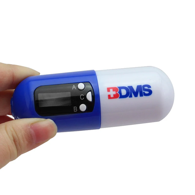 Мини Портативная Медицинская коробка контейнер сигнализация для таблеток