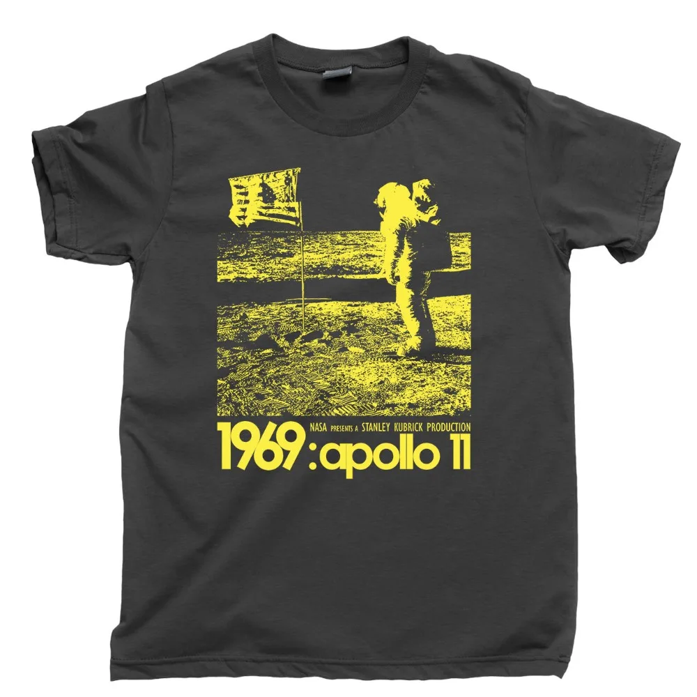 Мужская Новинка 2019 футболка с коротким рукавом STANLEY KUBRICK Apollo 11 2001 космическая