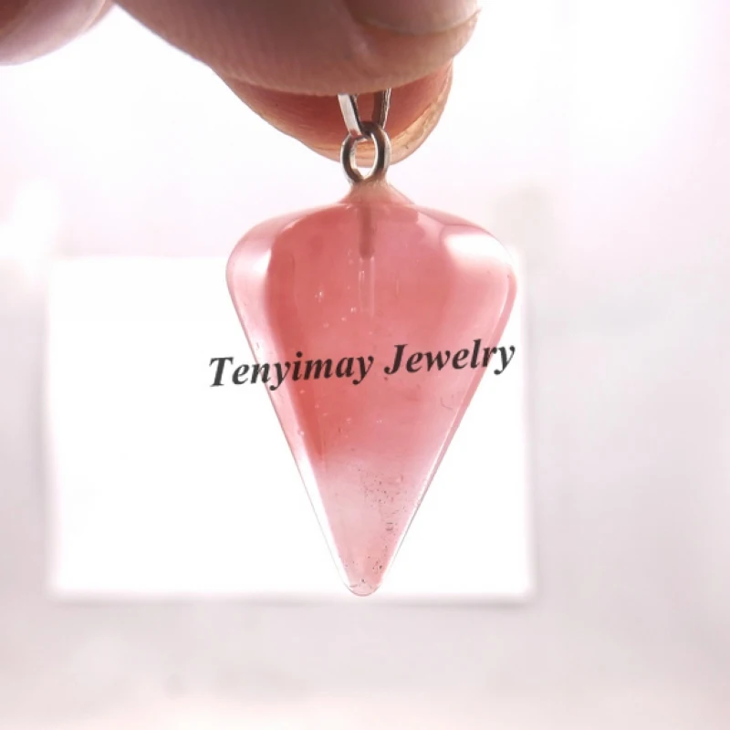 Подвеска в форме пирамиды из полудрагоценных камней для ожерелья подвеска