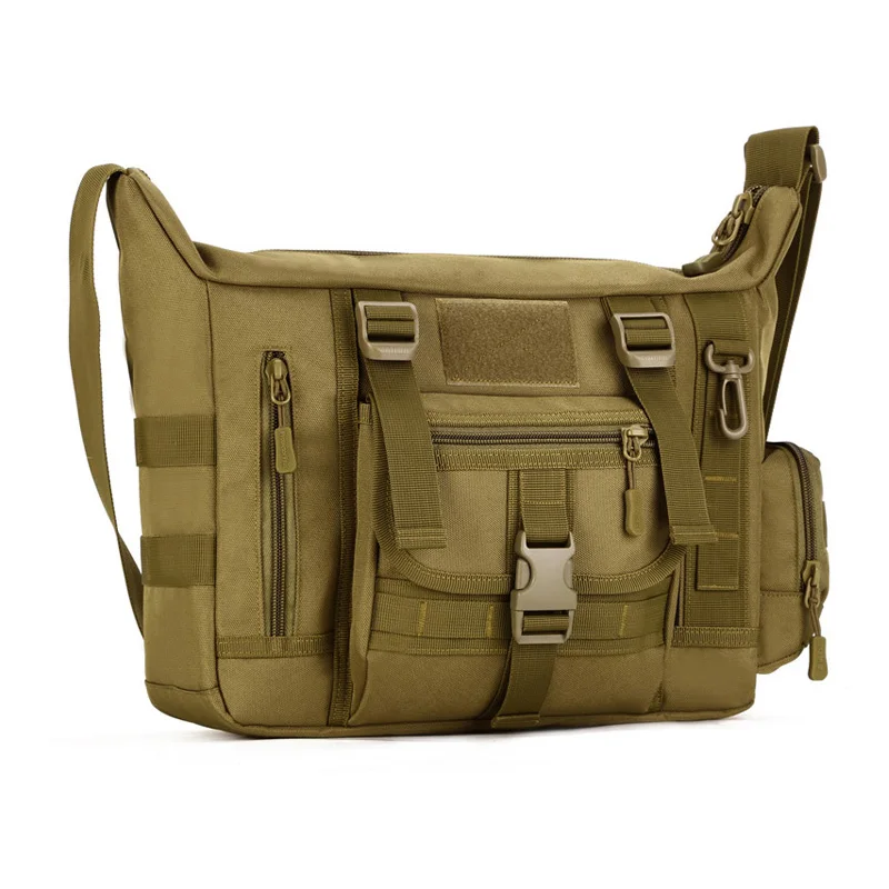 Tactical Sling Shoulder Bag Waterproof Military Crossbody Men's Outdoor Travel Messenger for 14&quot Laptop | Спорт и