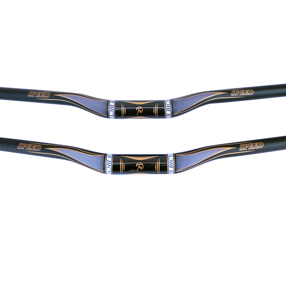 FCFB carbon handler matt glossy gold red mountain handlebar rise bar 31.8*600/620/640/660/680/700/720/740/760mm | Спорт и