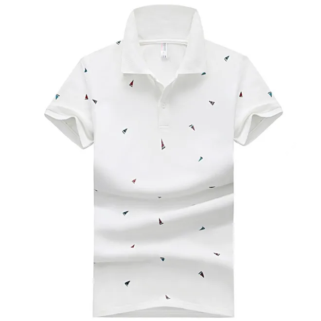 Dropshipping Gtime Summer ant sailing print Tshirt short-sleeved T-shirt men's lapel male XJJ019 | Мужская одежда