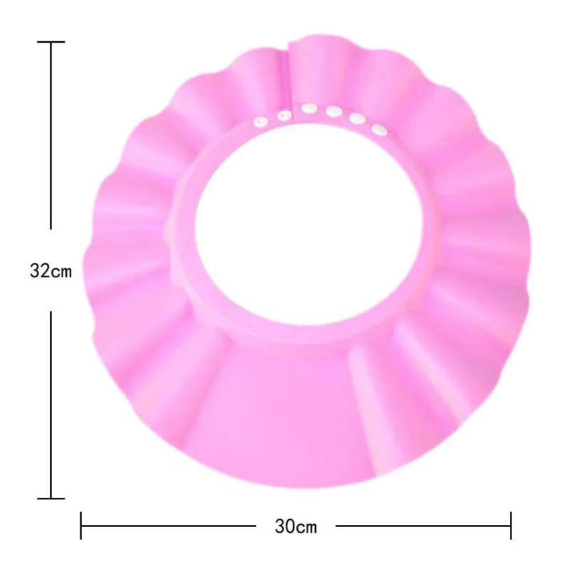 1pc Safe Shampoo Shower Bathing Protection Bath Cap Soft Adjustable Visor Hat for Toddler Baby Kids Children Dropship | Мать и ребенок