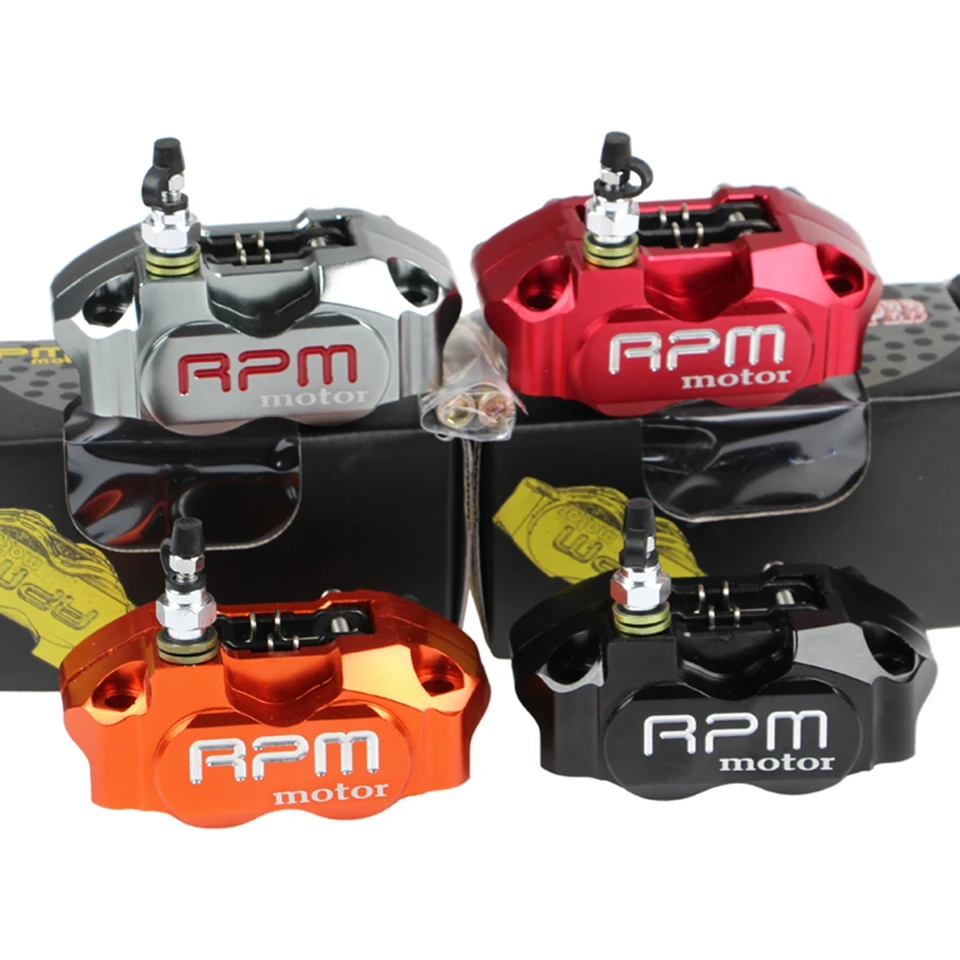 Универсальный 82 мм Шаг монтажного отверстия мотоцикл тормозной суппорт об/мин