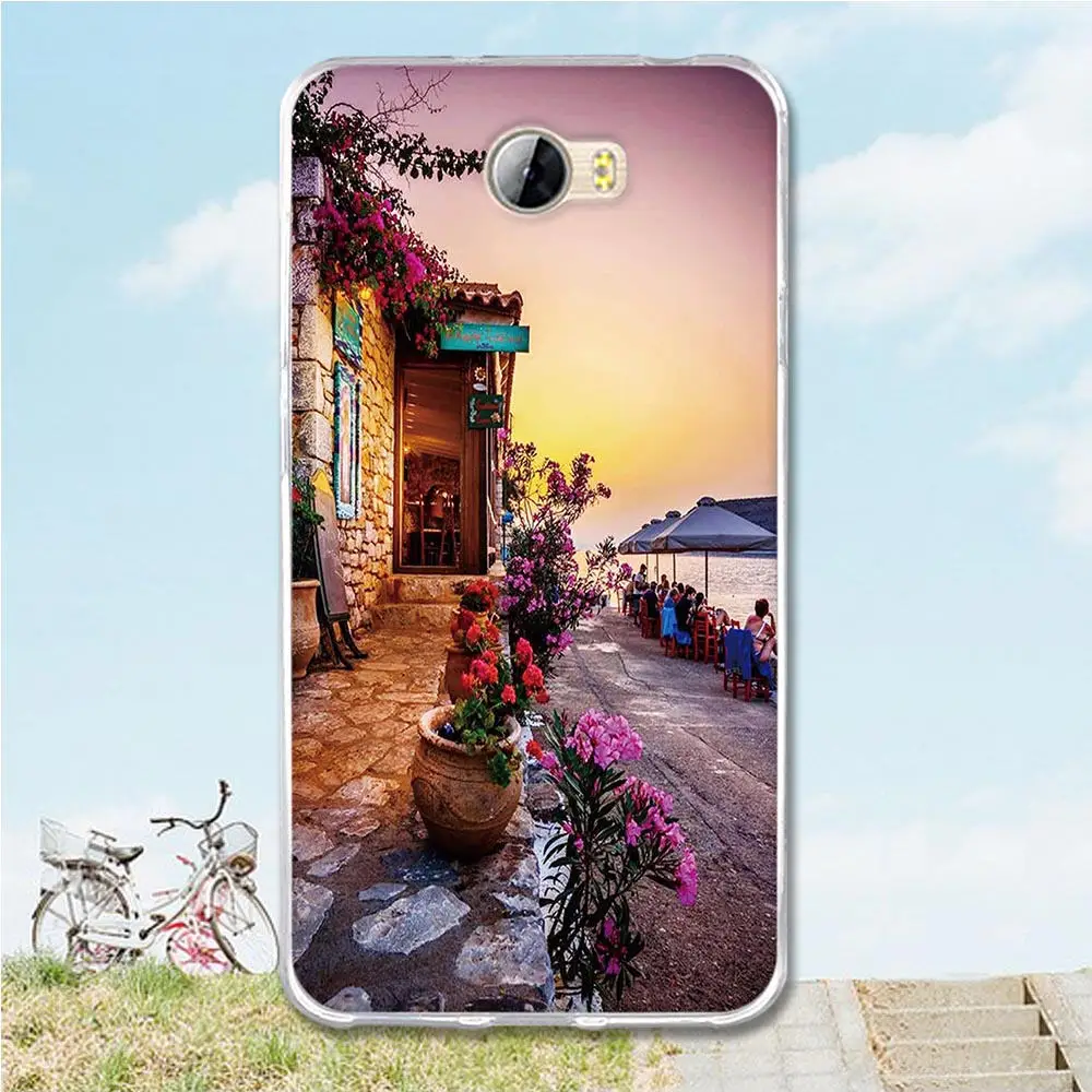 Силиконовый чехол для Huawei Y5 II телефона с мультяшным принтом 2 Honor 5 play5 задняя