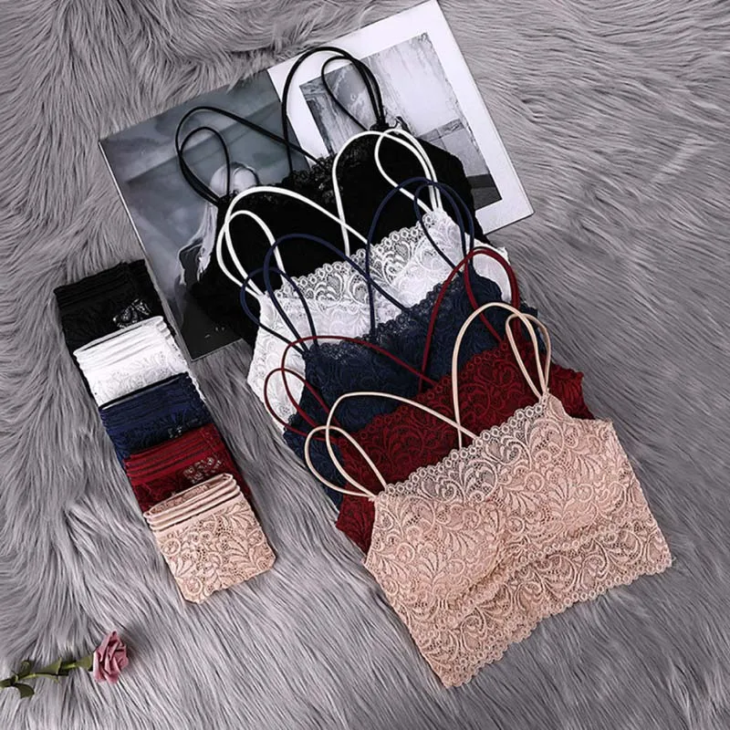 Женский прозрачный кружевной комплект с бюстгальтером и трусиками женское