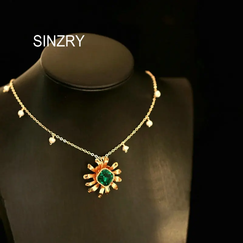 SINZRY 2019 ручной работы натуральный золотой цвет пресноводный жемчуг винтажные