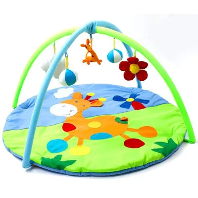 Sika deer Cartoon Soft Baby Play Mat Kids Rug Floor Mat Boy Girl Carpet Game Mat Baby Activity Mat For Children Educational Toy - Цвет: Sika deer