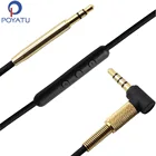 Кабель Poyatu с микрофоном, для наушников Sony MDR-XB950BT, MDR-XB650BT, MDR-10R, MDR-10RC, MDR-10RBT, MDR-NC50, MDR-NC200D