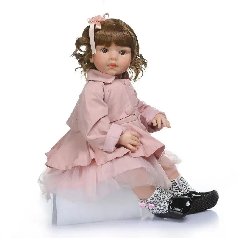 70 см 28 дюймов Reborn Baby Doll Baby Reborn силиконовый inteiro Baby Life Boneca Reborn Baby Toys для детей Brinquedos Juguete