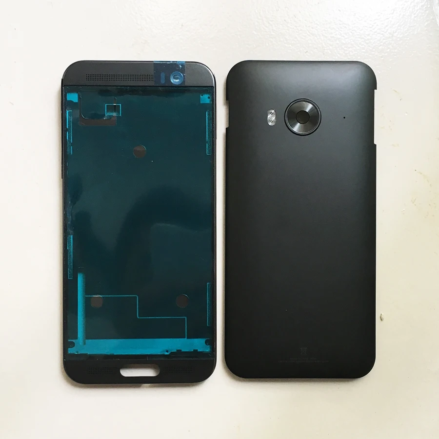 Для HTC One Me ME9 M9EW/M9ET средняя рамка ЖК-дисплей передняя рамка Корпус+ Батарея дверь задняя крышка с Камера линзы из поликарбоната и клей