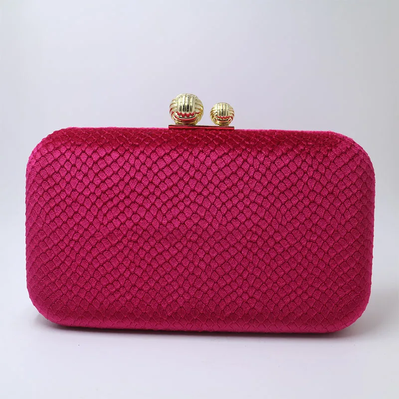 Fuchsia as photo Королевские соловьи большие вечерние сумочки в жесткой коробке, вечерние клатчи и сумочки для женщин Красного/Королевского синего цвета - Цвет: Fuchsia as photo