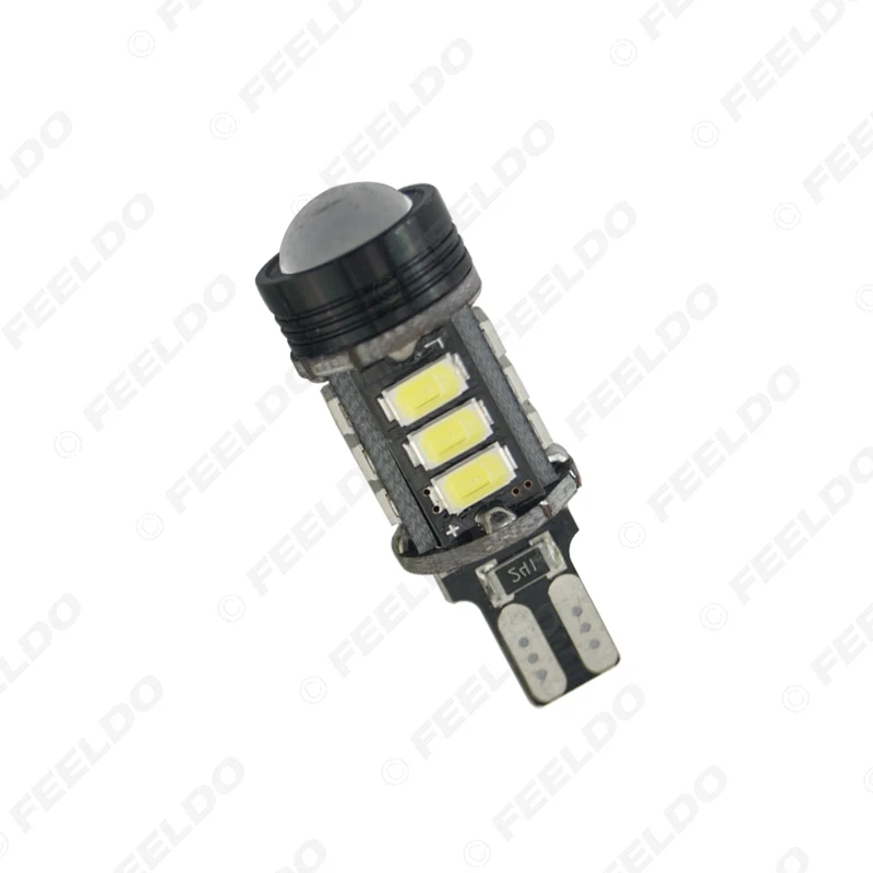 FEELDO 2 шт. 3 Цвет T15 5730SMD 12 светодиодный + 1 5 W 9W LED автомобиль светильник Canbus НЕТ ОШИБОК