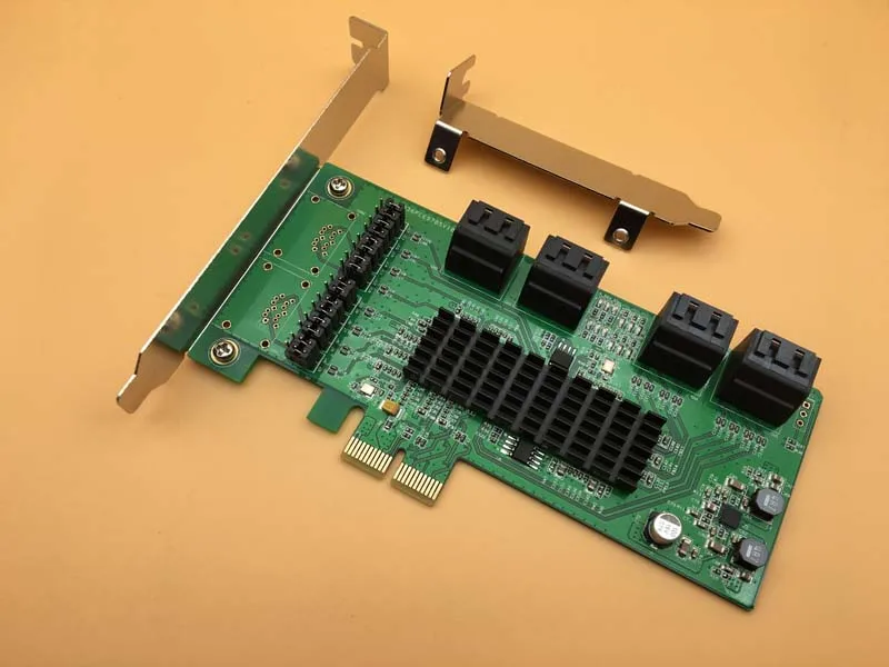 Плата расширения SATA3 PCI-E к SATA3.0 6 Гбит/с 8-портовый SATA HDD SSD контроллер карта чипа для