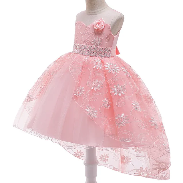 2019 Летние Детские платья для девочек свадебное платье элегантные принцессы