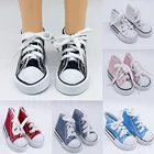 Обувь для куклы 13, парусиновая обувь 7,5 см для куклы BJD, модная мини-обувь для русской куклы сделай сам, аксессуары для кукол ручной работы