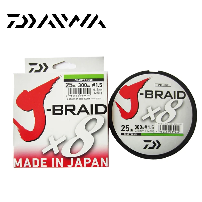 Daiwa J-BRAID 8A 150 м зеленый цвет 8 плетеная леска из мононити 10-60 фунтов Сделано в Японии