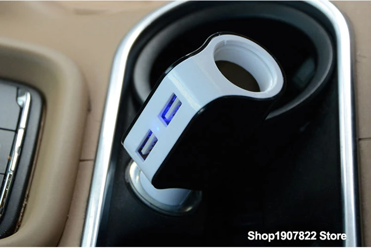Автомобильное зарядное устройство KONSMART 2.1A с двумя usb портами для iPhone 6 7 8 Xiaomi Samsung