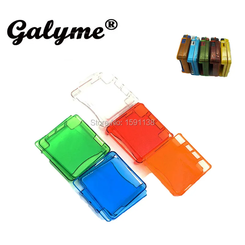 Хит продаж чехол для игровой консоли 30 шт./лот прозрачный защитный корпус GameboyGB