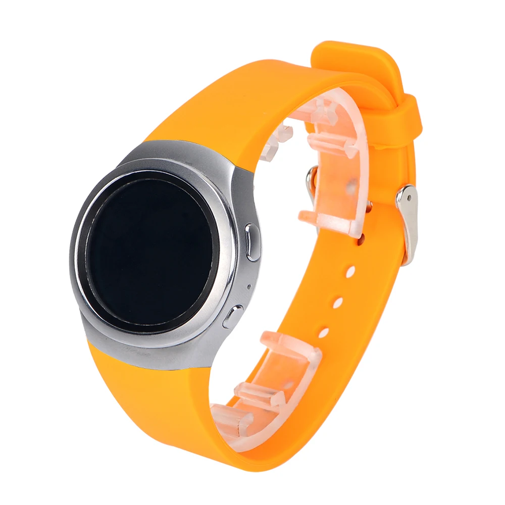 Силиконовый ремешок для часов samsung Galaxy gear S2 R720 R730 SM-R720 Смарт-часы с заменой ремешка