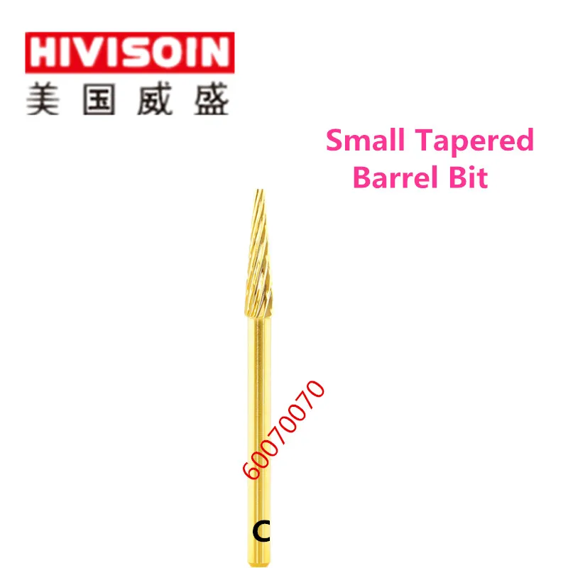 

HIVISOIN Carbide Nail Drill Bit - Small Tapered Barrel Bit C (60070070)